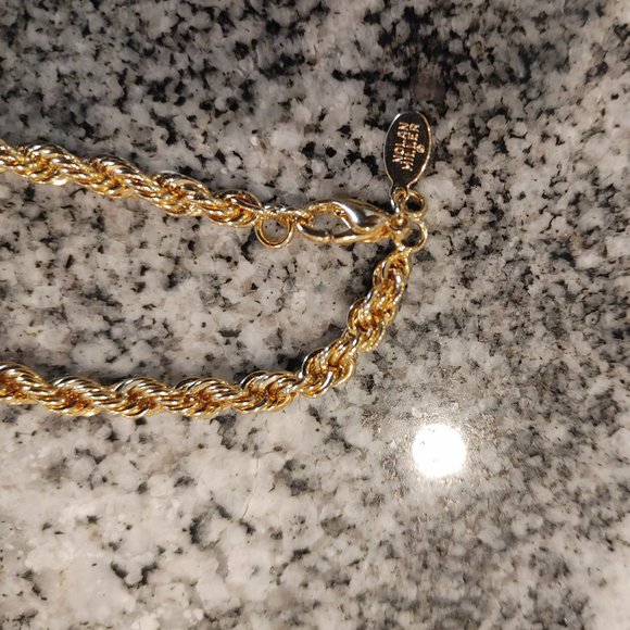 Nolan Miller Necklace Chunky Neck-Chain with Back Clasp, Signed. Long chain. - Picture 12 of 16